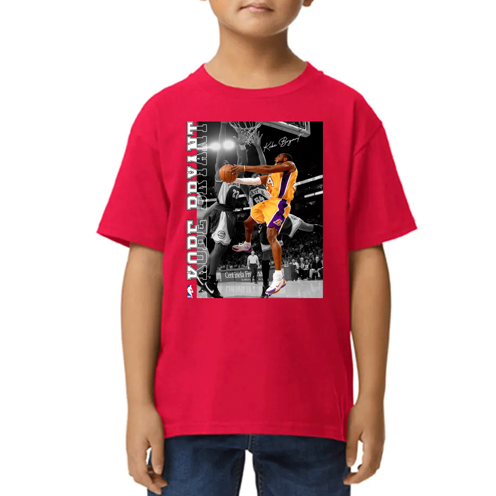 Playera de Niño Kobe Bryant Los Angeles Lakers Algodón Premium #0002468