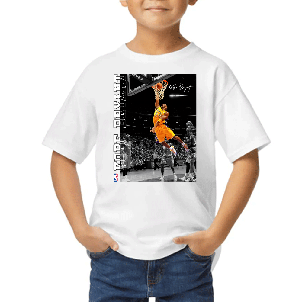 Playera de Niño Kobe Bryant Los Angeles Lakers Algodón Premium #0002470