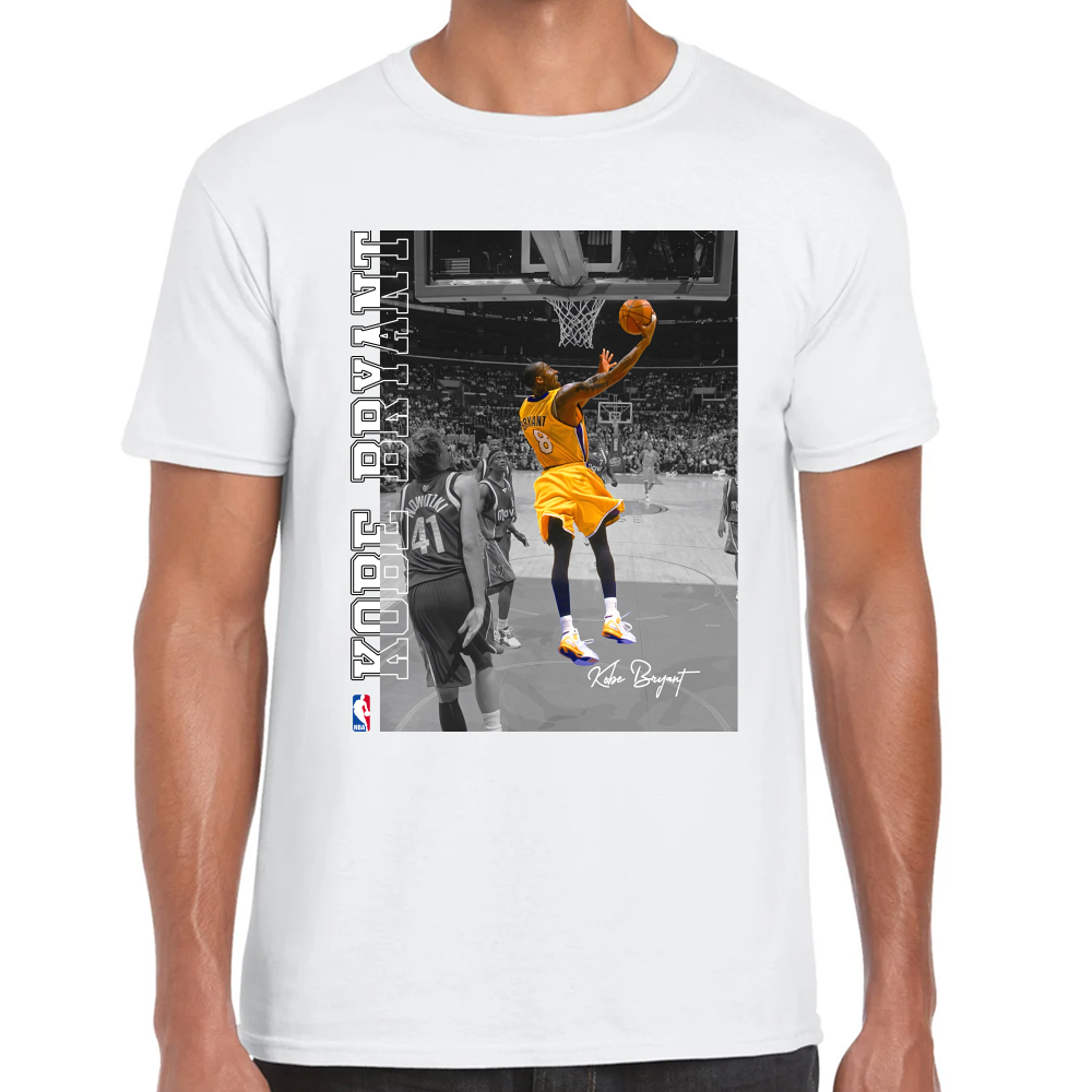 Playera Kobe Bryant Los Angeles Lakers Algodón Premium #0002471