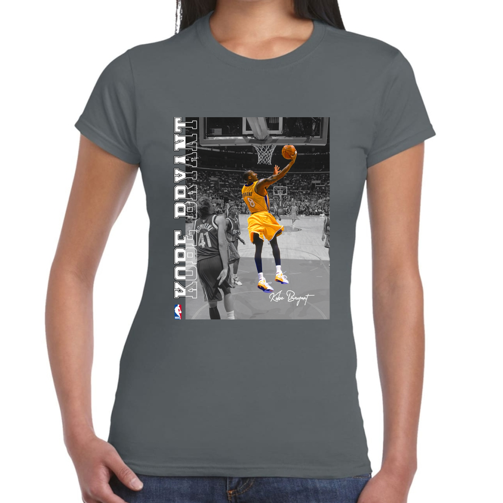 Playera Kobe Bryant Los Angeles Lakers Algodón Premium #0002471
