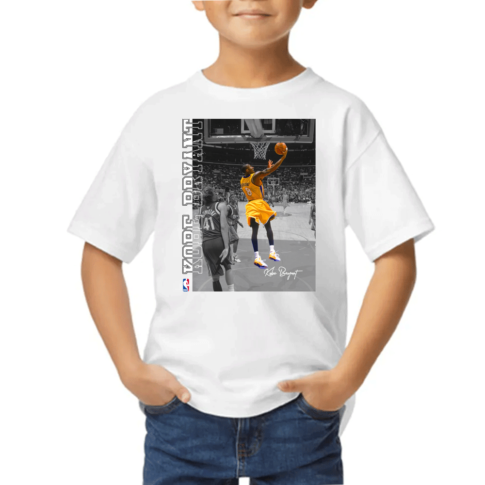 Playera de Niño Kobe Bryant Los Angeles Lakers Algodón Premium #0002471
