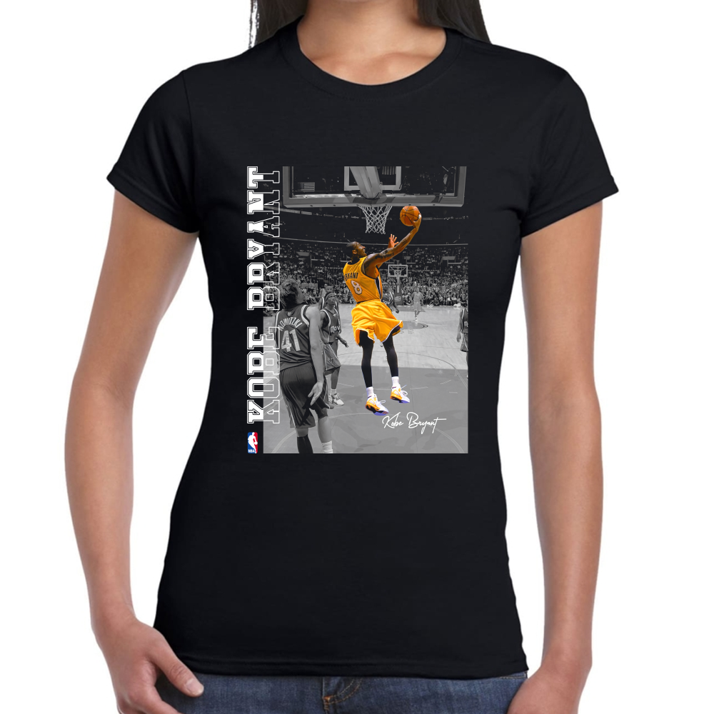 Playera Kobe Bryant Los Angeles Lakers Algodón Premium #0002471
