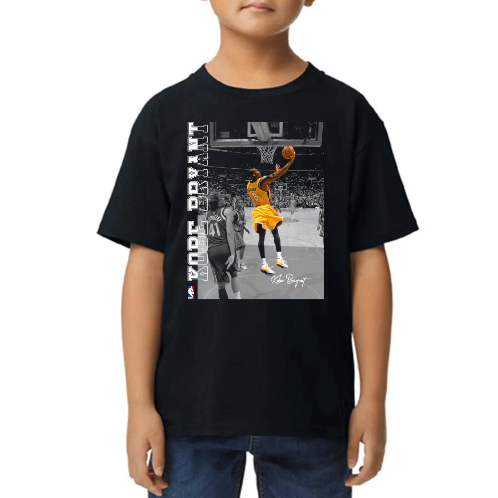Playera de Niño Kobe Bryant Los Angeles Lakers Algodón Premium #0002471