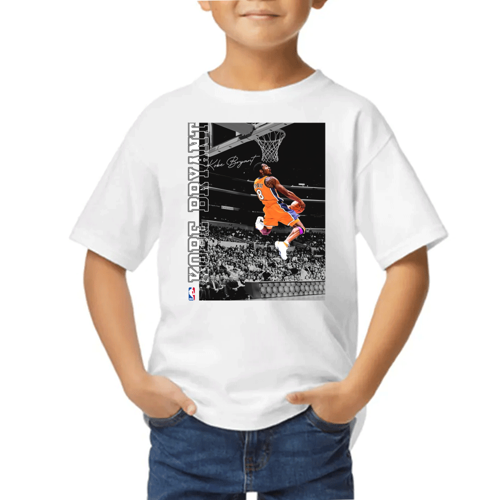 Playera de Niño Kobe Bryant Los Angeles Lakers Algodón Premium #0002472