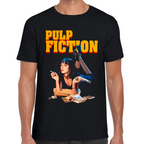 Playera Mia Wallace Pulp Fiction Algodón Premium #0002477
