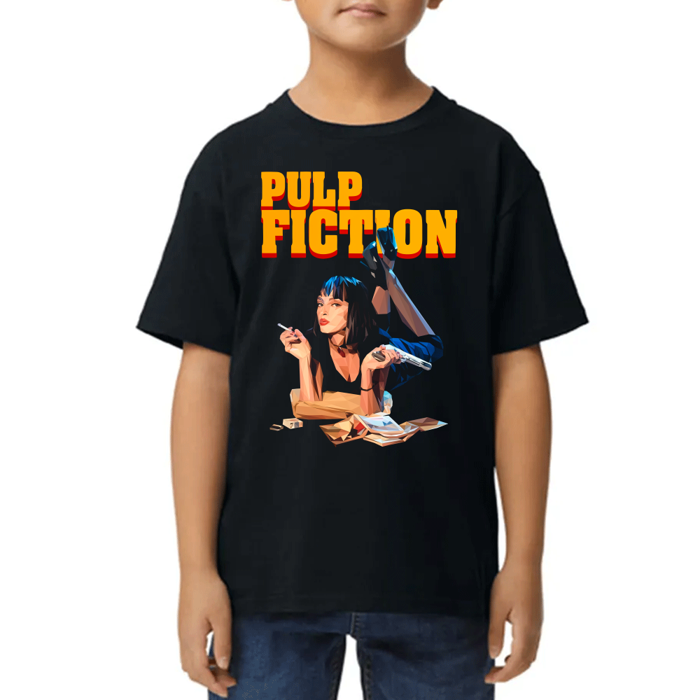 Playera de Niño Mia Wallace Pulp Fiction Algodón Premium #0002477