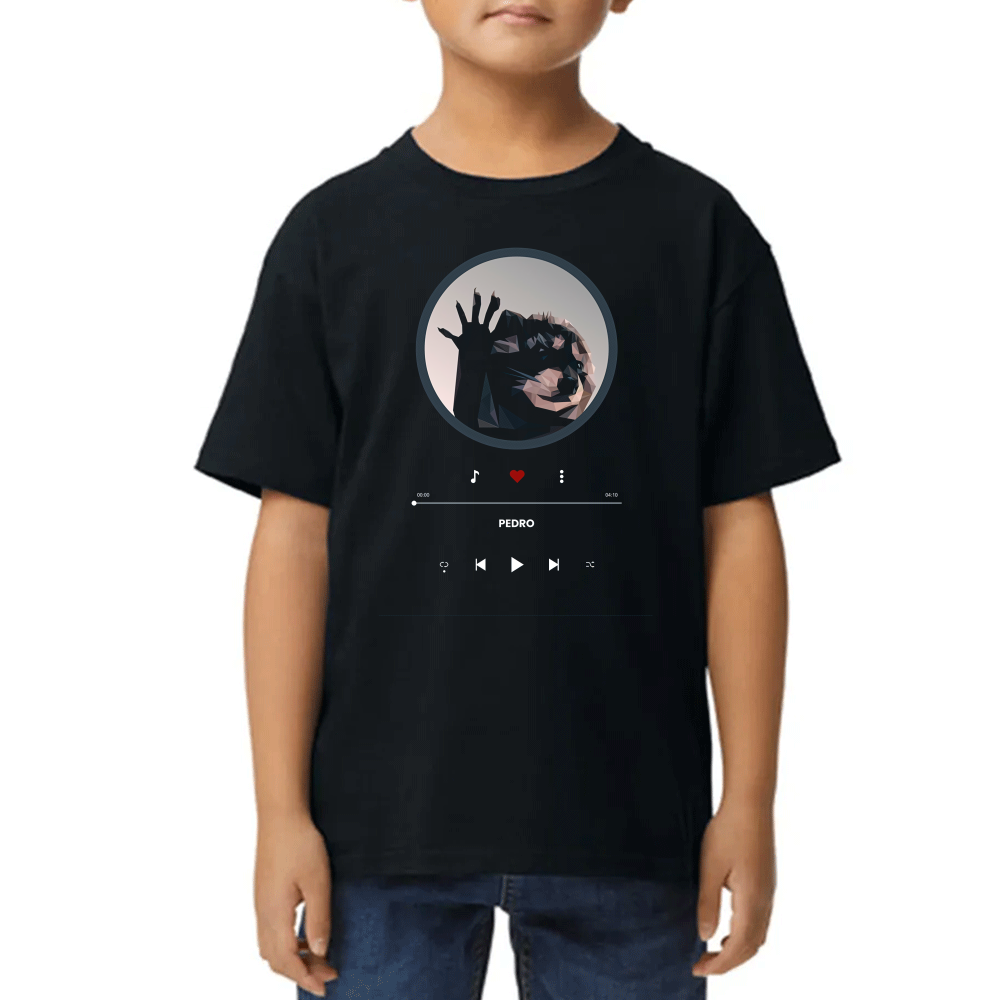 Playera de Niño Pedro Pedro Pedro Meme Algodón Premium #0002479