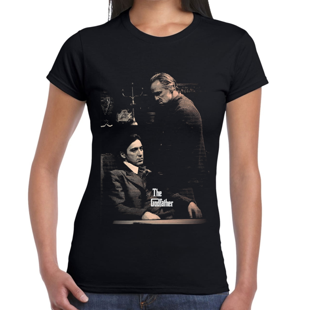 Playera Vito Corleone y Michael Corleone El Padrino Algodón Premium #0002483