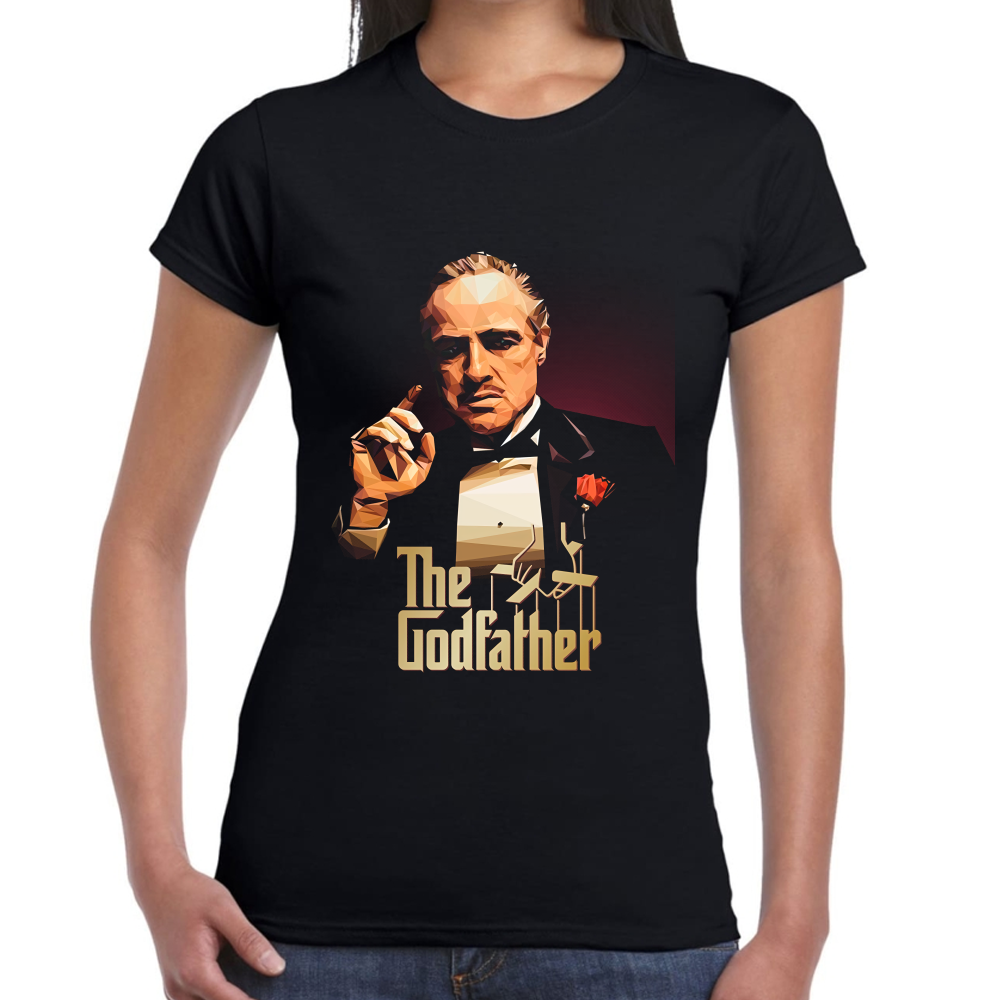 Playera Vito Corleone El Padrino Arte Algodón Premium #0002484 Imagen secundaria del producto