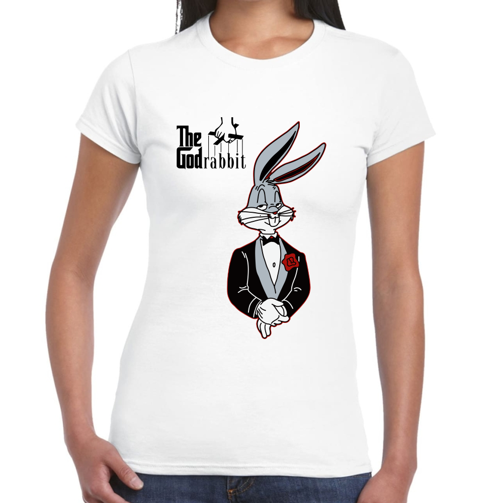 Playera The Godrabbit Bugs Bunny Looney Tunes #0002489