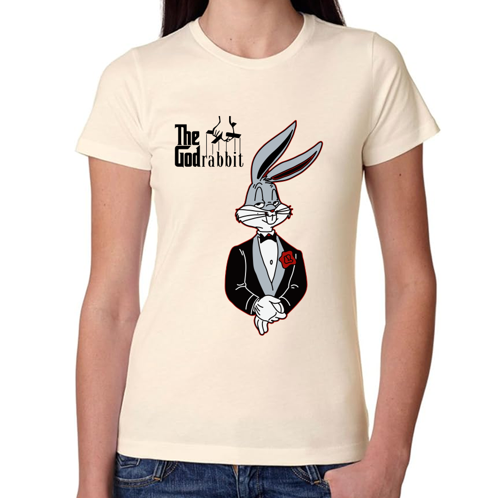 Playera The Godrabbit Bugs Bunny Looney Tunes #0002489