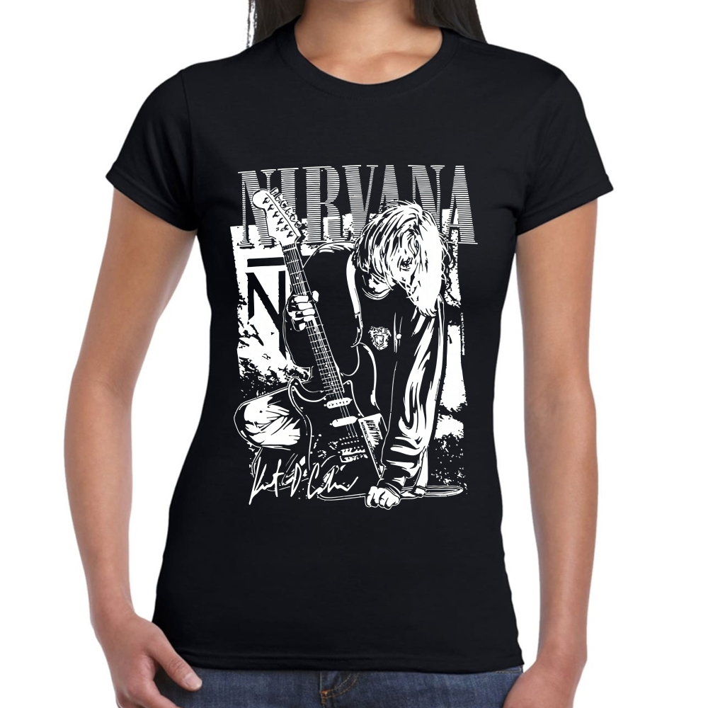 Playera Kurt Cobain Nirvana Algodón Premium #0002492