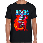 Playera AC DC Guitarra Algodón Premium #0002493