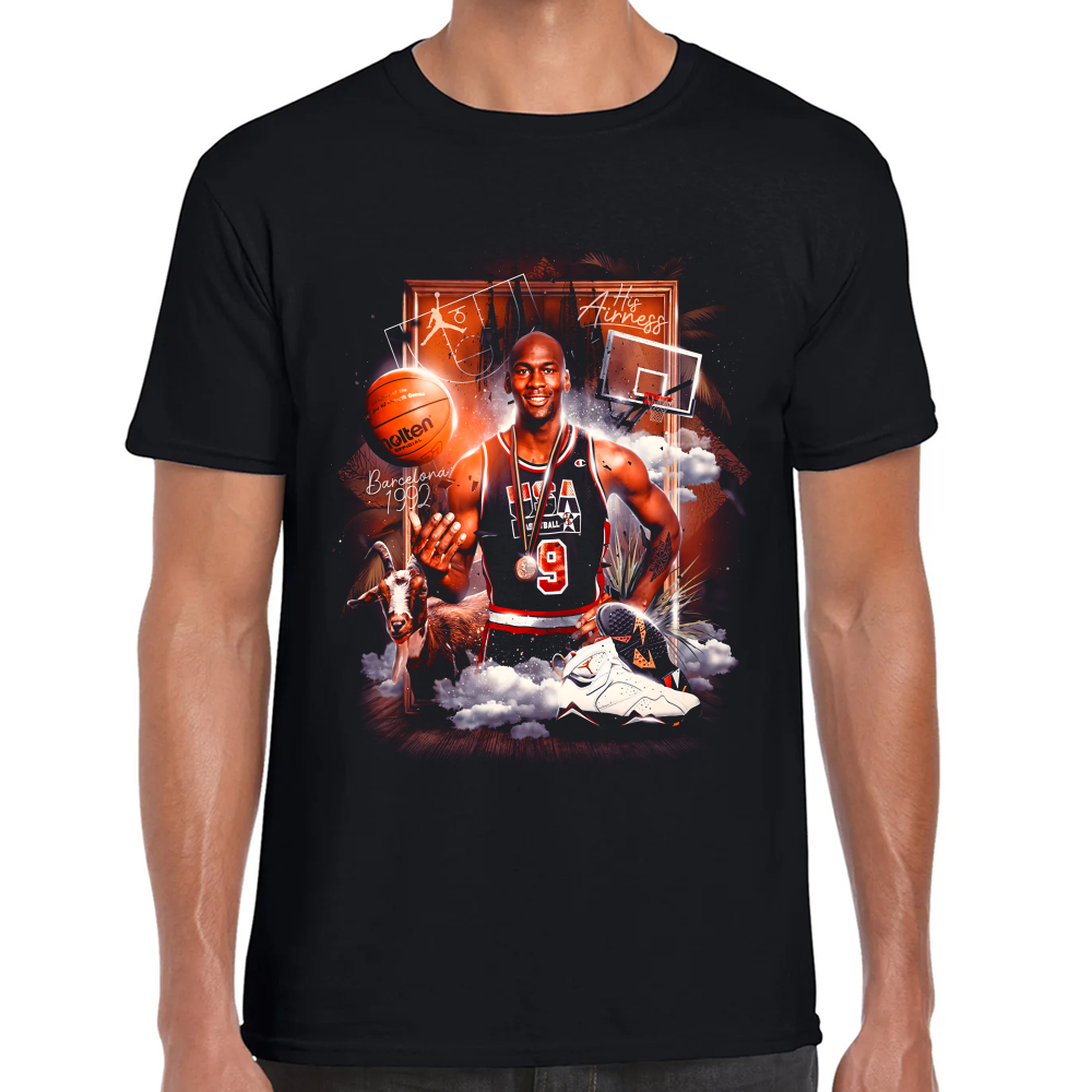 Playera Michael Jordan Barcelona 92 Algodón Premium #0002499