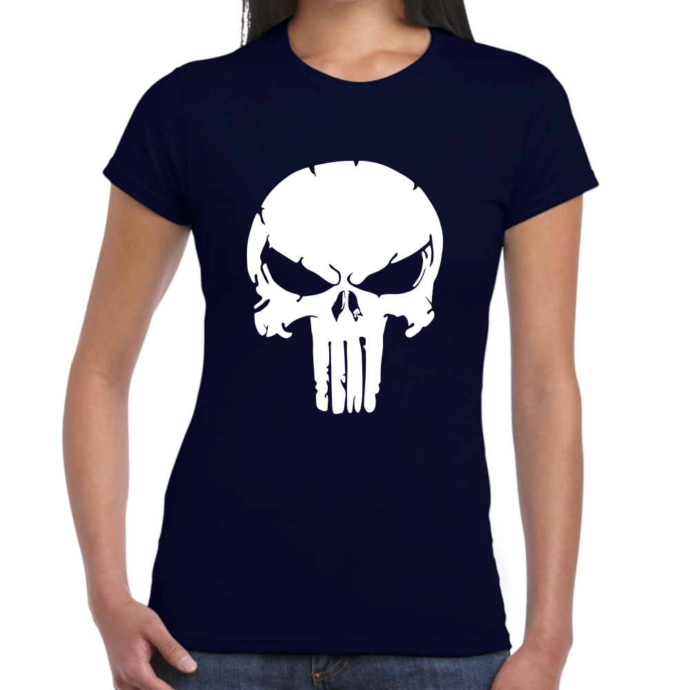 Playera The Punisher Skull Algodón Premium #0002502