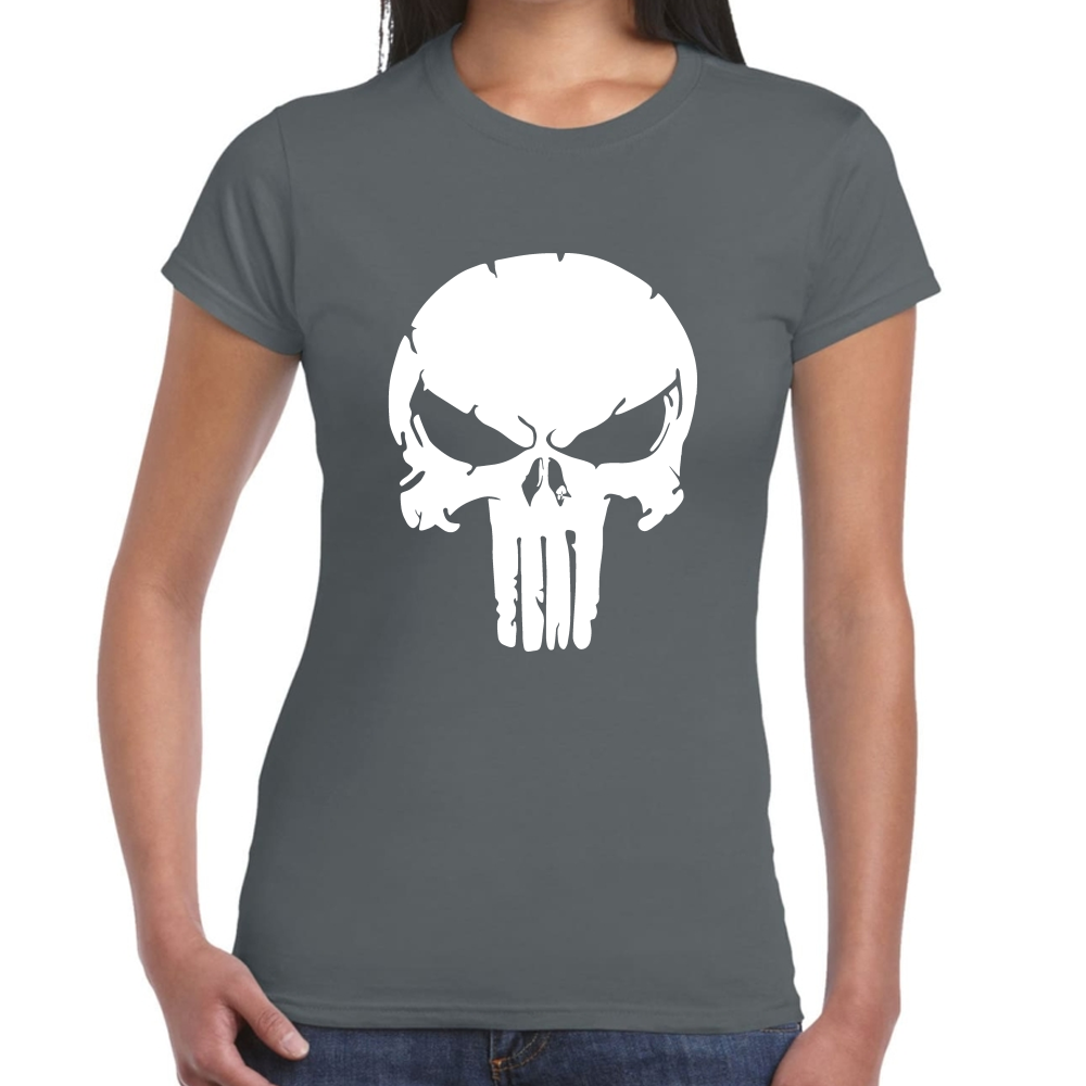 Playera The Punisher Skull Algodón Premium #0002502