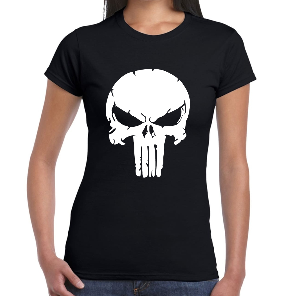 Playera The Punisher Skull Algodón Premium #0002502
