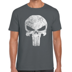 Playera The Punisher Skull Marvel Algodón Premium #0002503