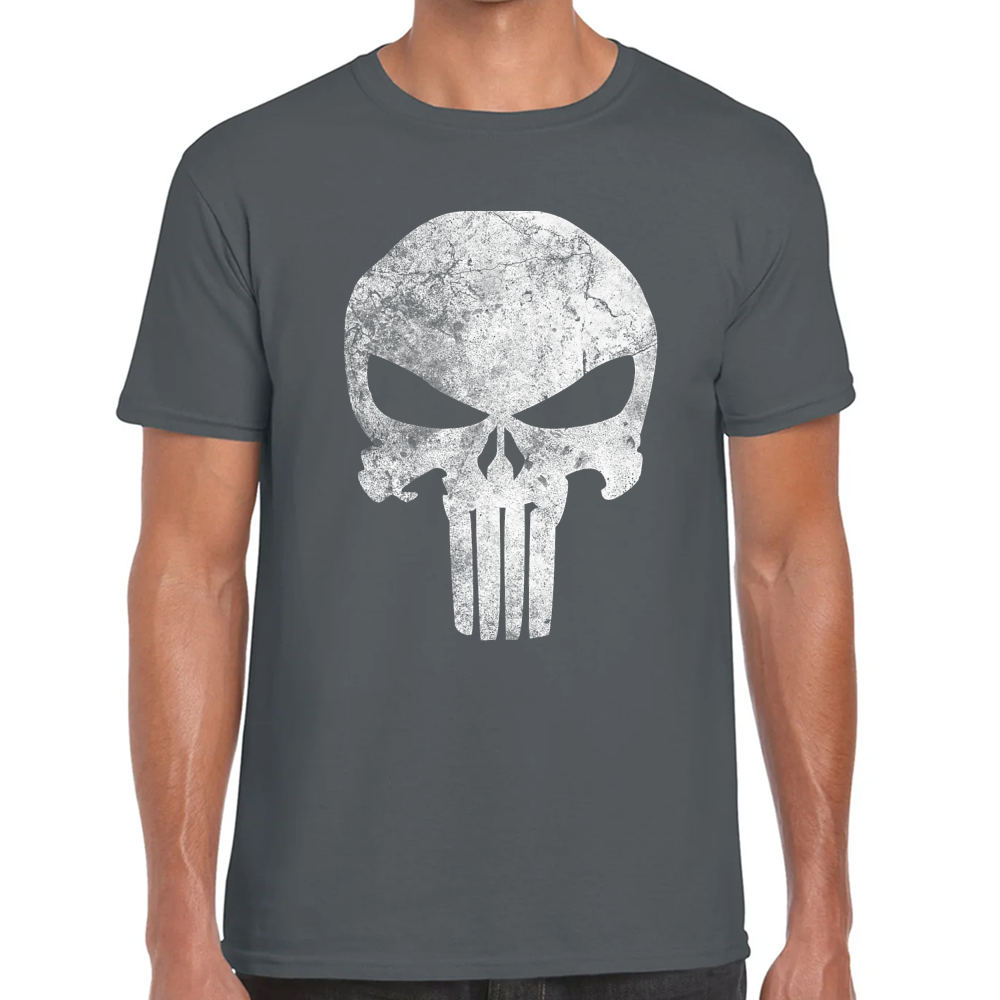 Playera The Punisher Skull Marvel Algodón Premium #0002503