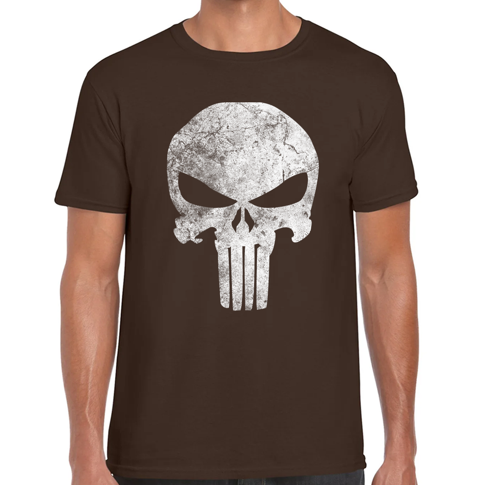 Playera The Punisher Skull Marvel Algodón Premium #0002503
