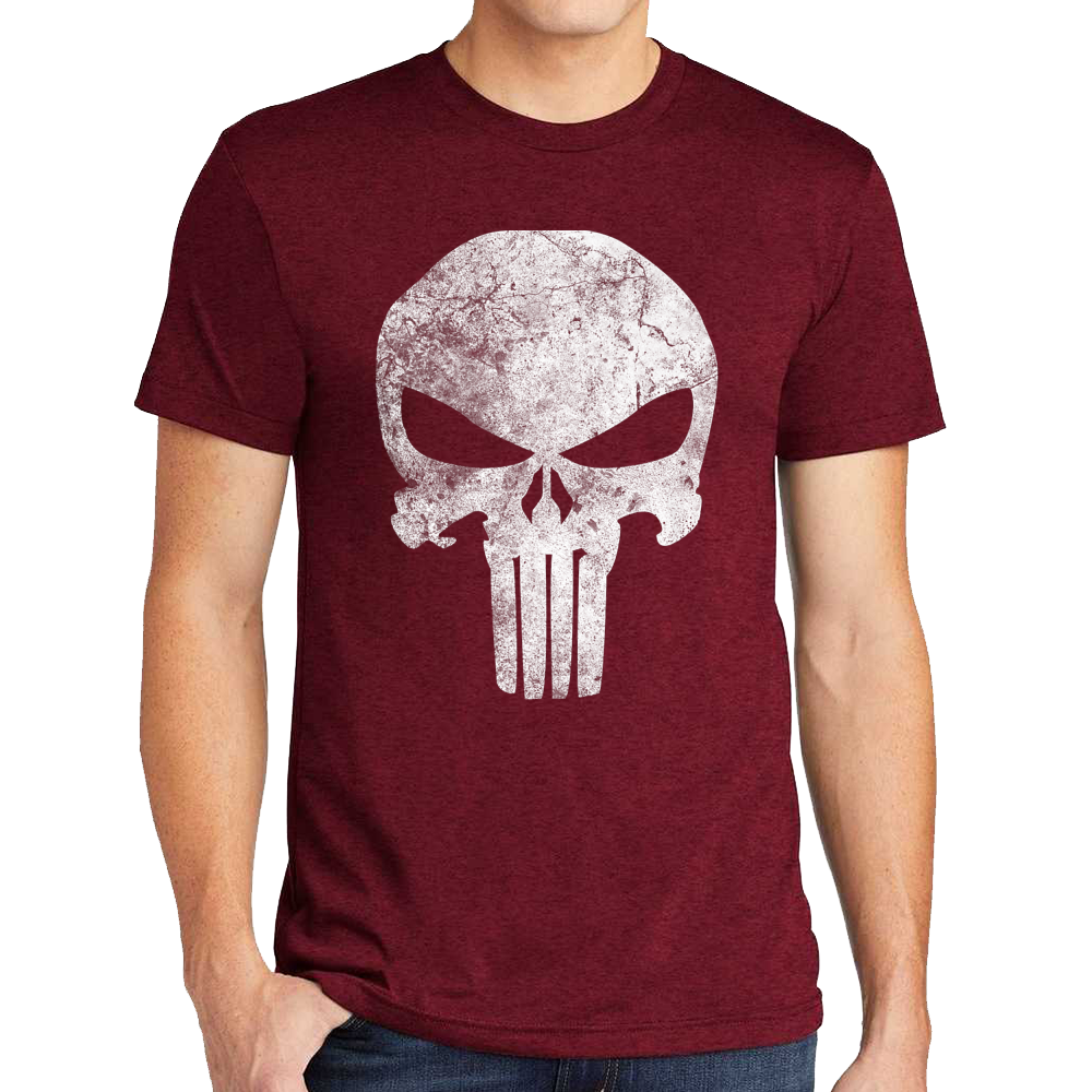 Playera The Punisher Skull Marvel Algodón Premium #0002503