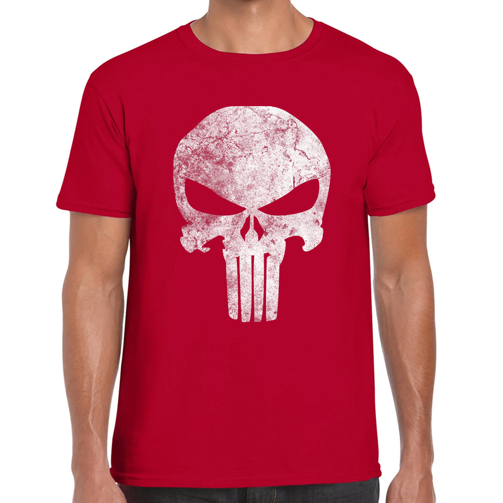 Playera The Punisher Skull Marvel Algodón Premium #0002503