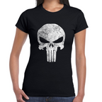 Playera The Punisher Skull Marvel Algodón Premium #0002503