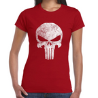 Playera The Punisher Skull Marvel Algodón Premium #0002503