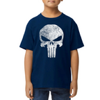 Playera de Niño The Punisher Skull Marvel Algodón Premium #0002503
