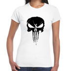 Playera The Punisher Skull Algodón Premium #0002506