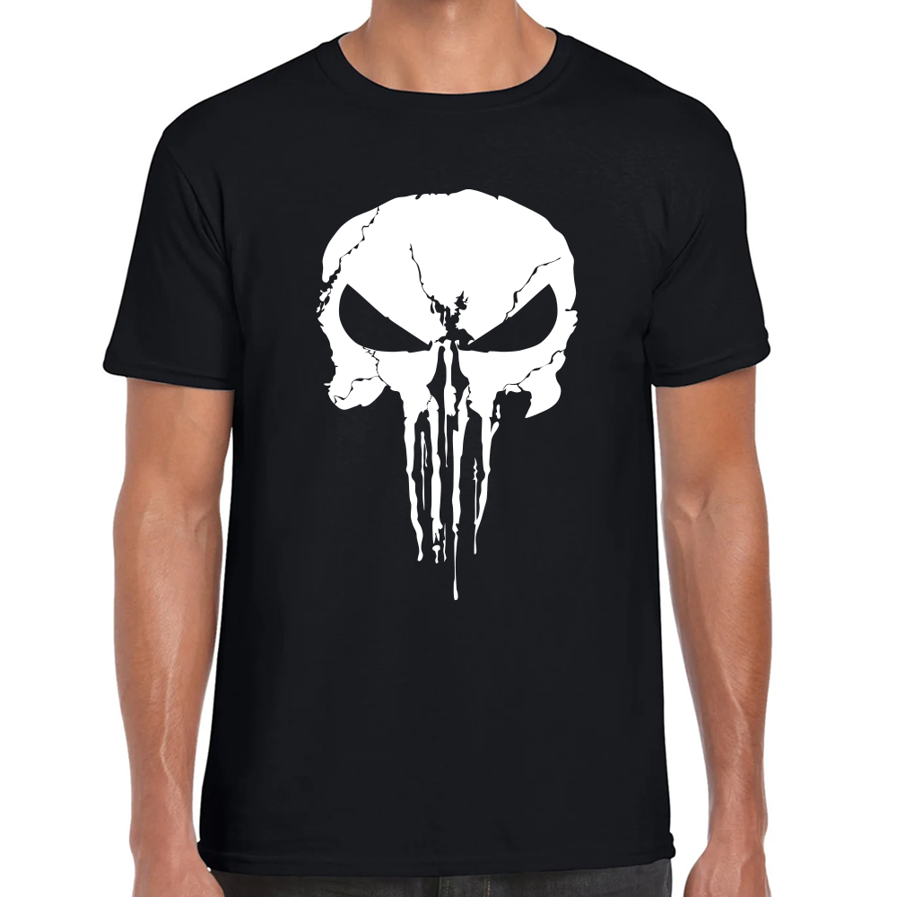 Playera The Punisher Skull Algodón Premium #0002506