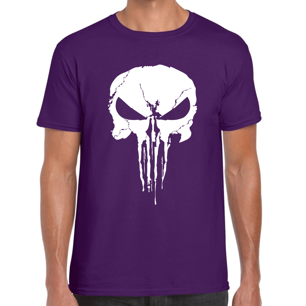 Playera The Punisher Skull Algodón Premium #0002506