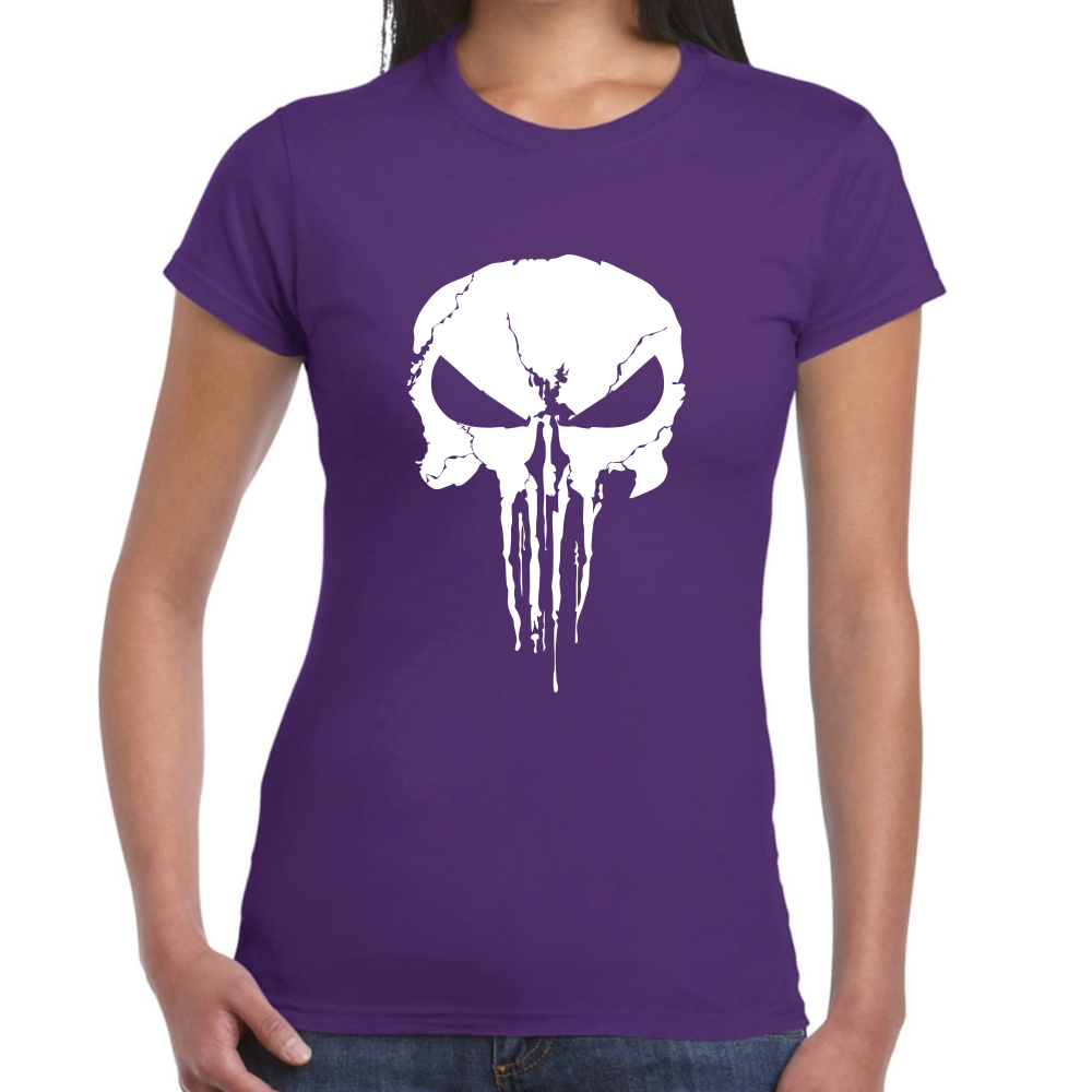 Playera The Punisher Skull Algodón Premium #0002506