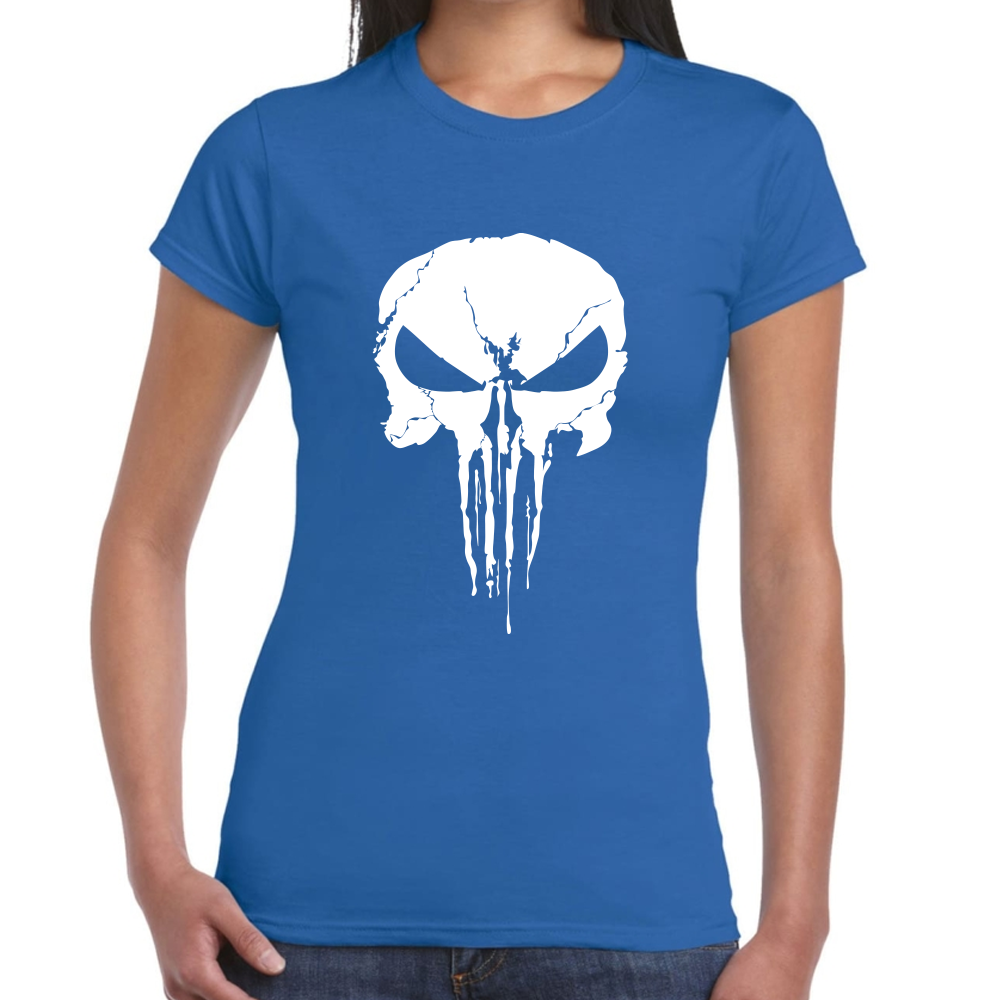 Playera The Punisher Skull Algodón Premium #0002506