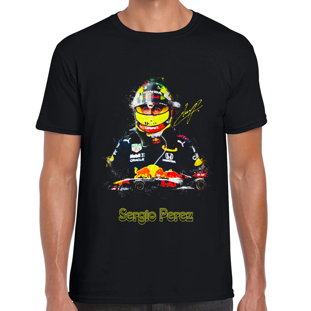 Playera Sergio Checo Perez Formula 1 Algodón Premium #0002507
