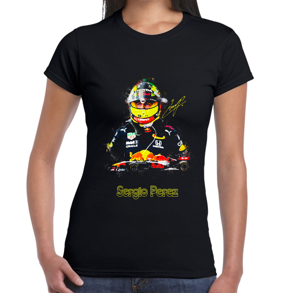 Playera Sergio Checo Perez Formula 1 Algodón Premium #0002507