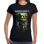 Playera Minecraft Zombie Algodón Premium #0002509