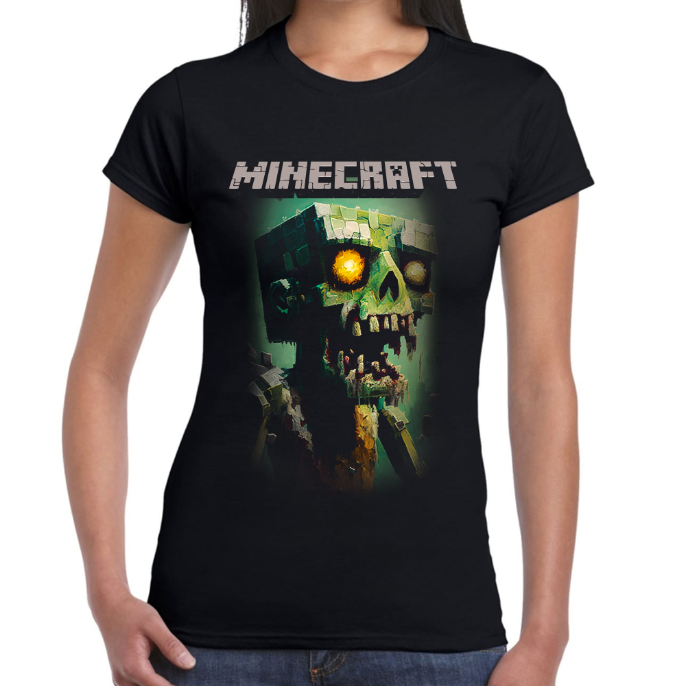 Playera Minecraft Zombie Algodón Premium #0002509