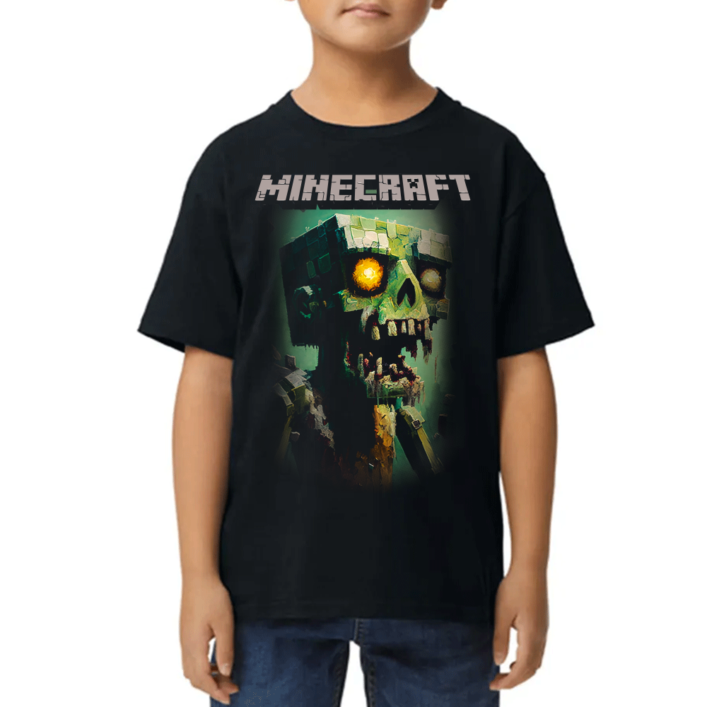 Playera Minecraft Zombie Algodón Premium #0002509