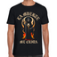 Playera La Santa Muerte Me Cuida Algodón Premium #0002512