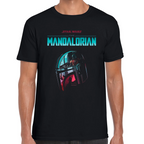 Playera Star Wars The Mandalorian Helmet Algodón Premium #0002517