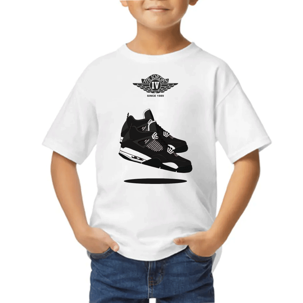 Playera de Niño Michael Jordan Air IV Algodón Premium #0002520