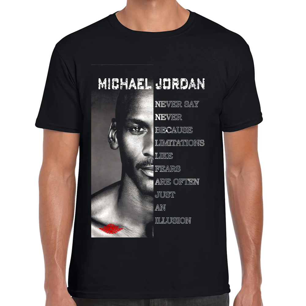 Playera Michael Jordan Never Say Never Algodón Premium #0002522