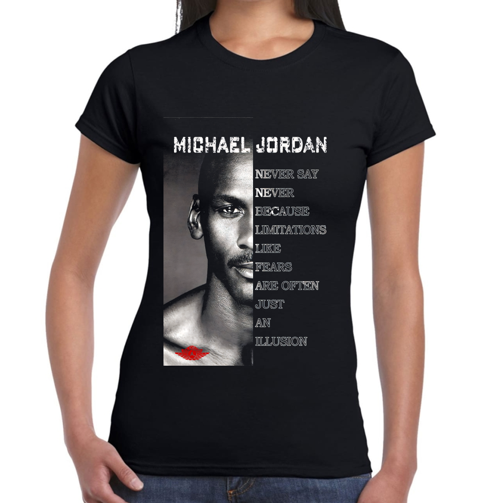 Playera Michael Jordan Never Say Never Algodón Premium #0002522