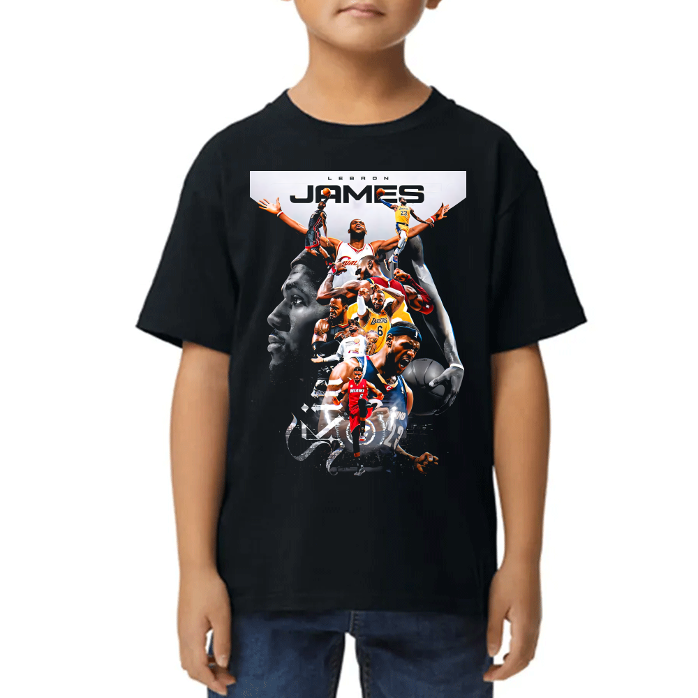 Playera de Niño LeBron James Algodón Premium #0002526