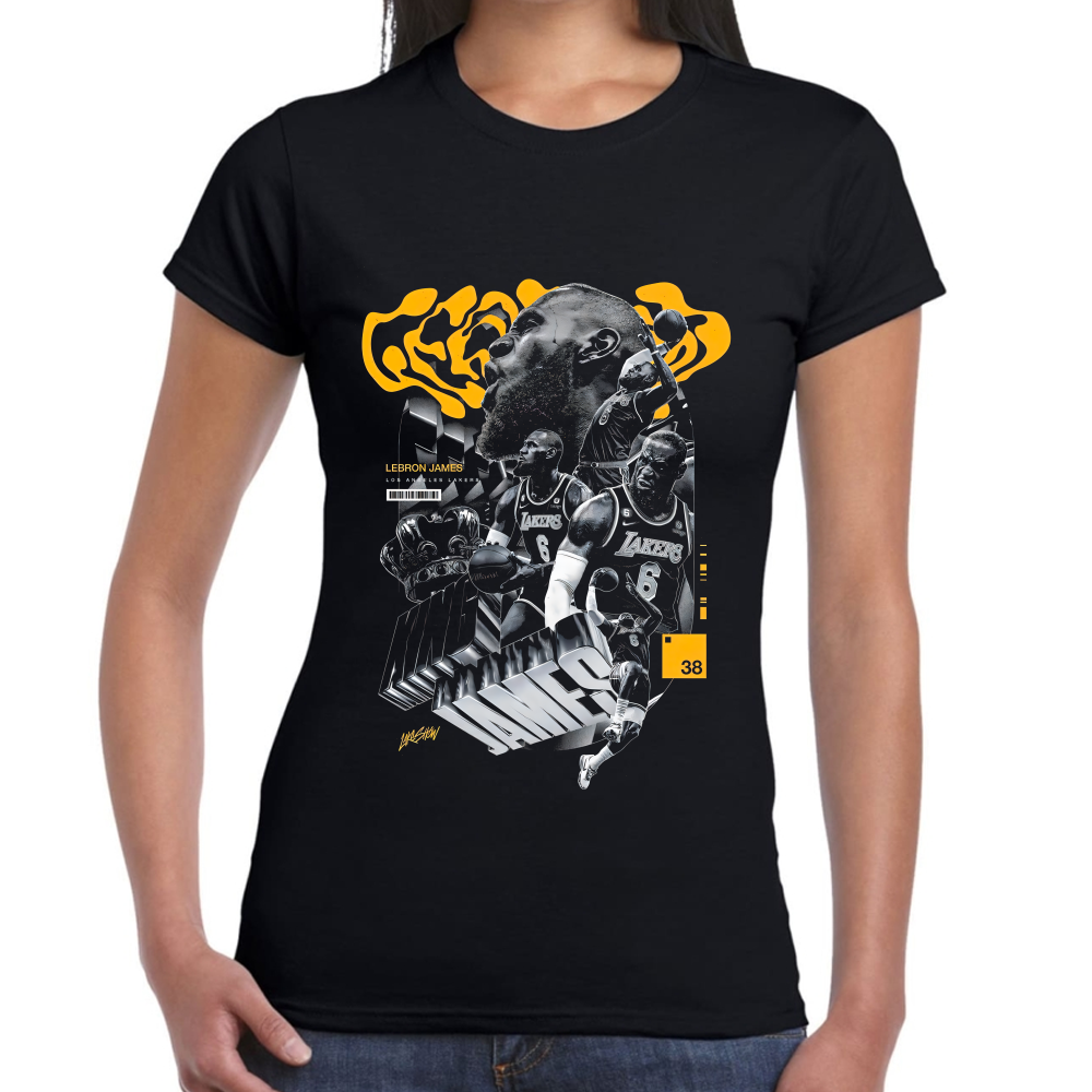 Playera LeBron James Algodón Premium #0002527