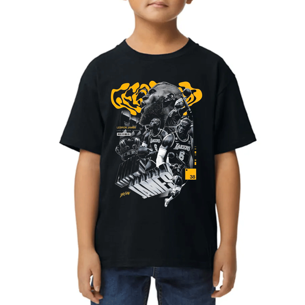 Playera de Niño LeBron James Algodón Premium #0002527