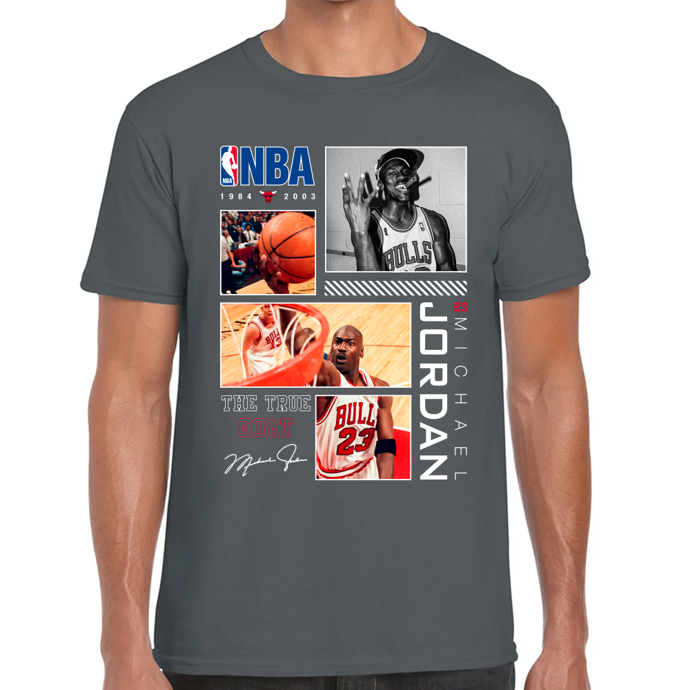 Playera Michael Jordan Poster Algodón Premium #0002534