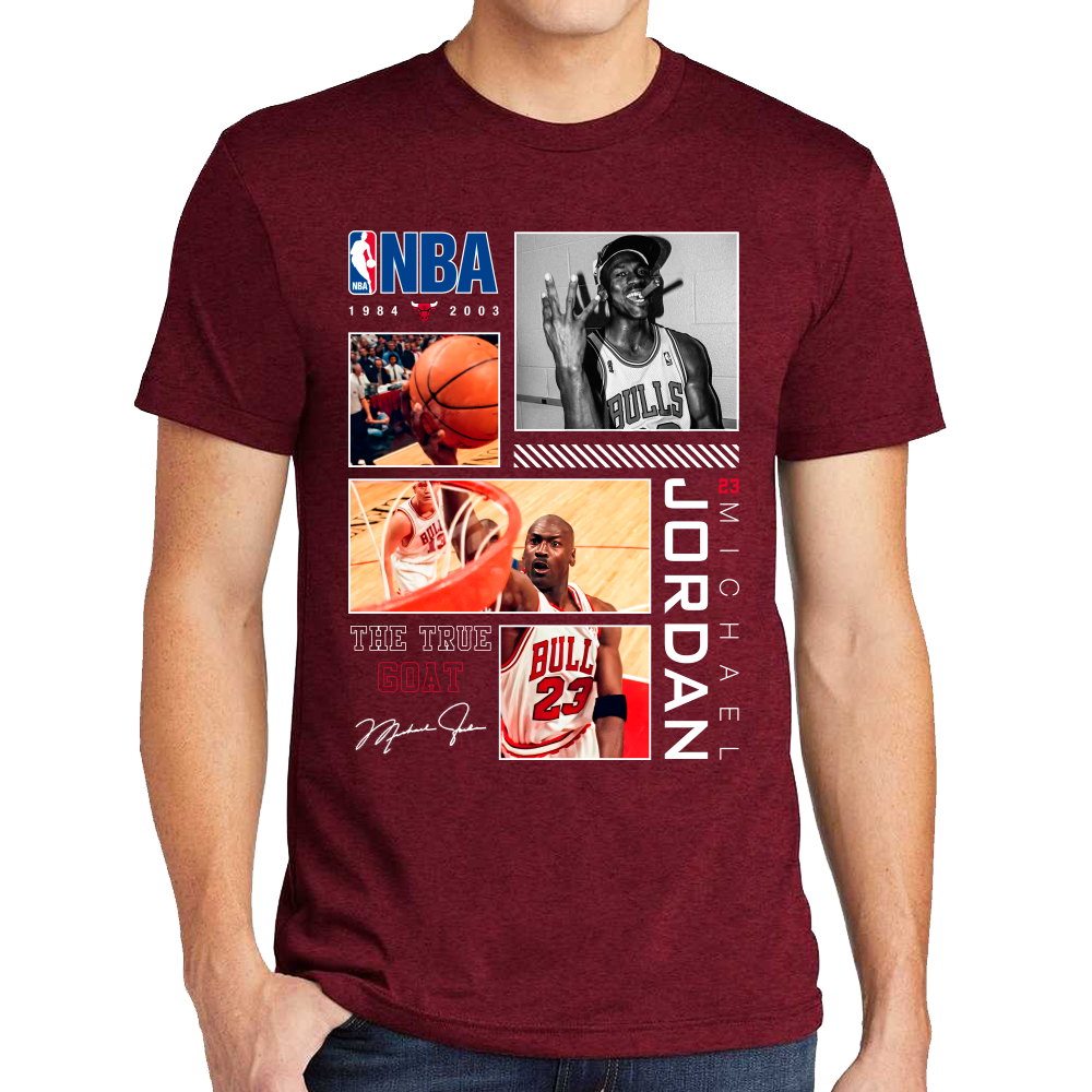 Playera Michael Jordan Poster Algodón Premium #0002534