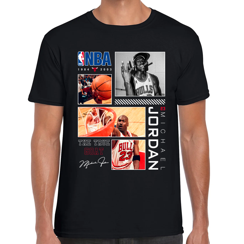 Playera Michael Jordan Poster Algodón Premium #0002534